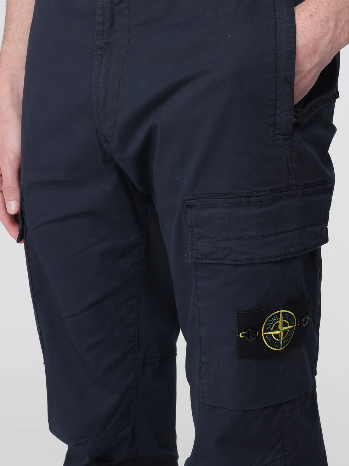 STONE ISLAND PANTS: Pants men Stone Island, Blue - Img 4