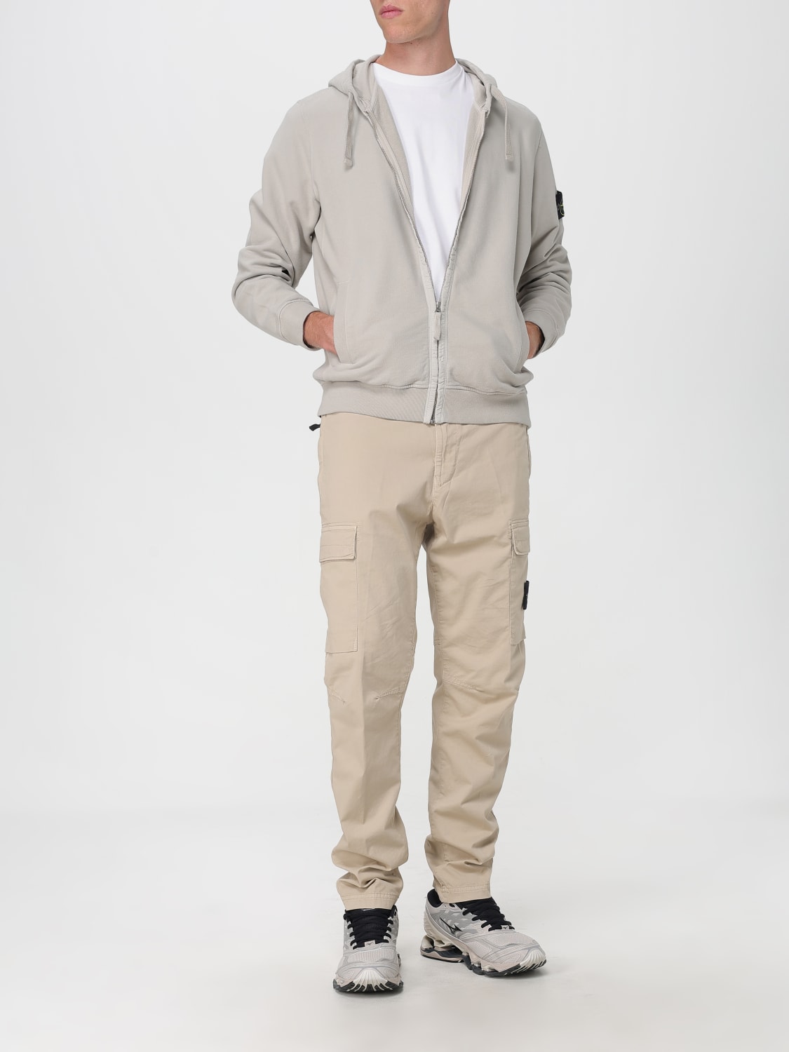 STONE ISLAND PANTS: Pants men Stone Island, Beige - Img 2