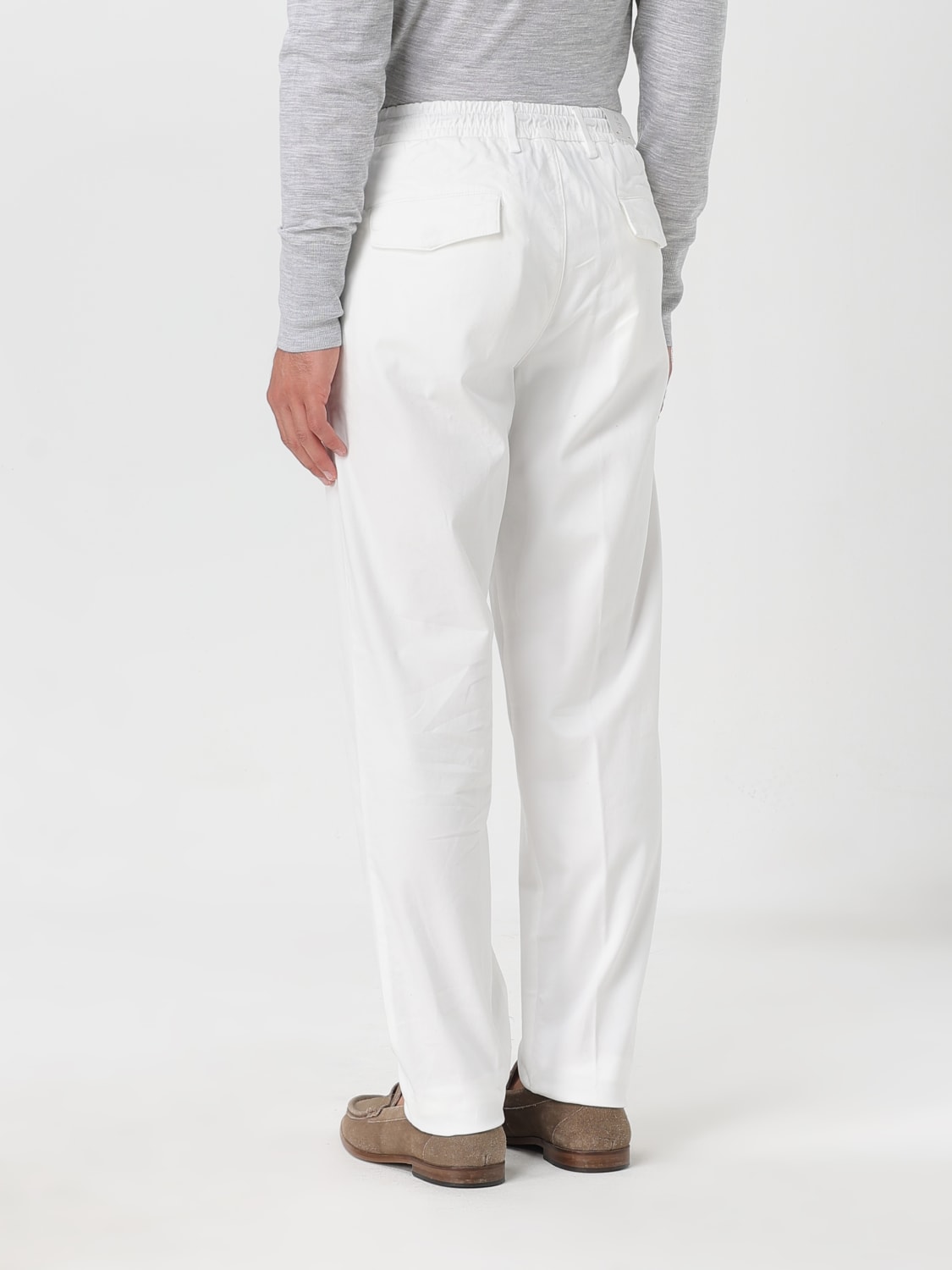 ELEVENTY БРЮКИ: Брюки Мужское Eleventy, Белый - Img 2