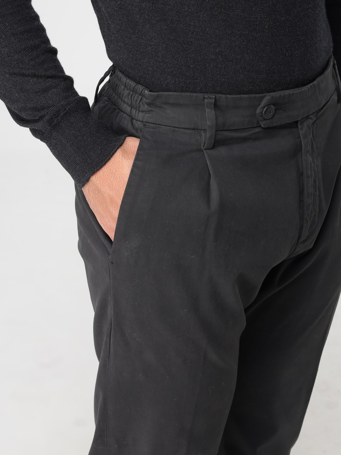 ELEVENTY БРЮКИ: Брюки Мужское Eleventy, Черный - Img 3