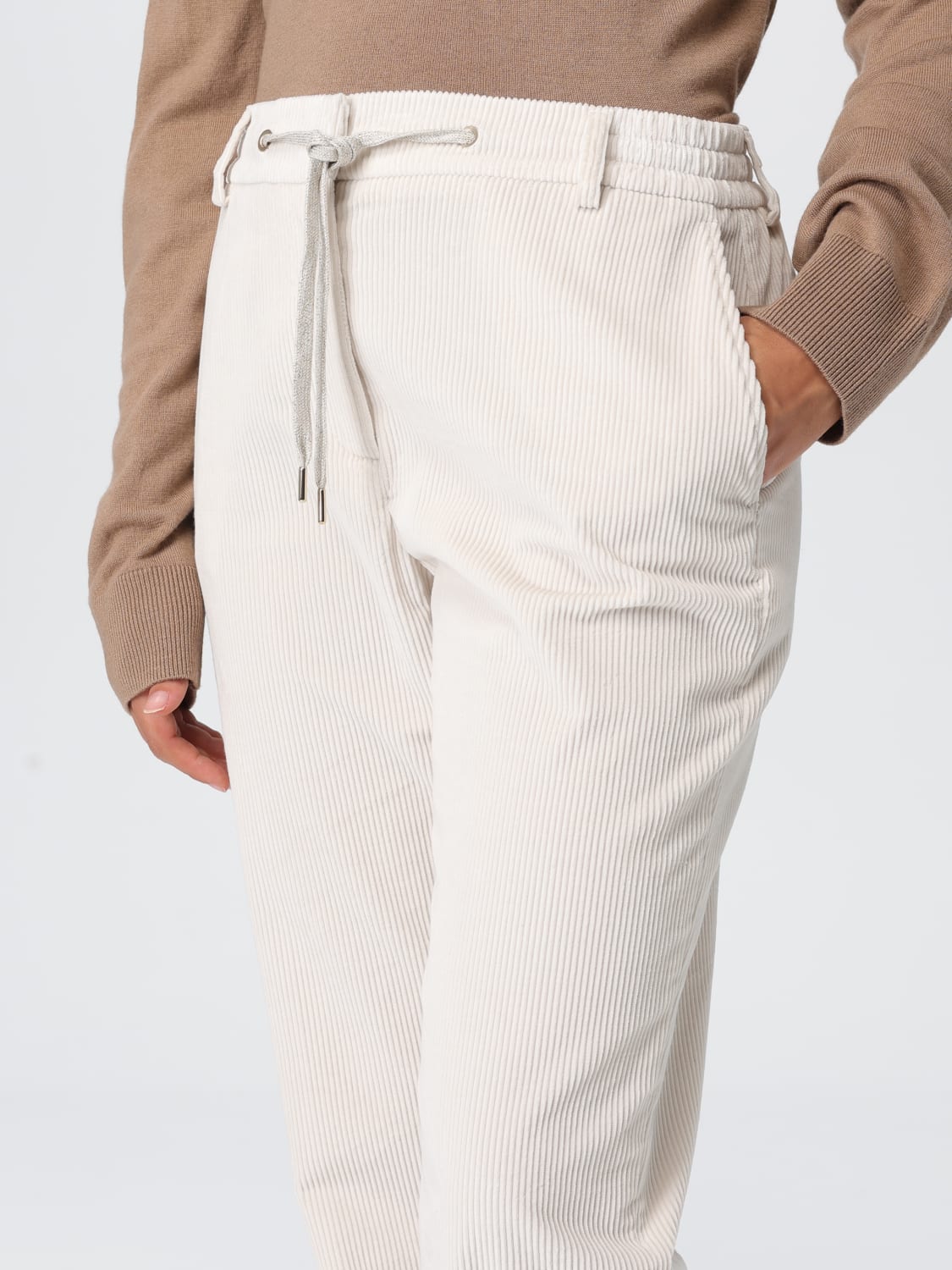 ELEVENTY HOSE: Hose damen Eleventy, Ivory - Img 3