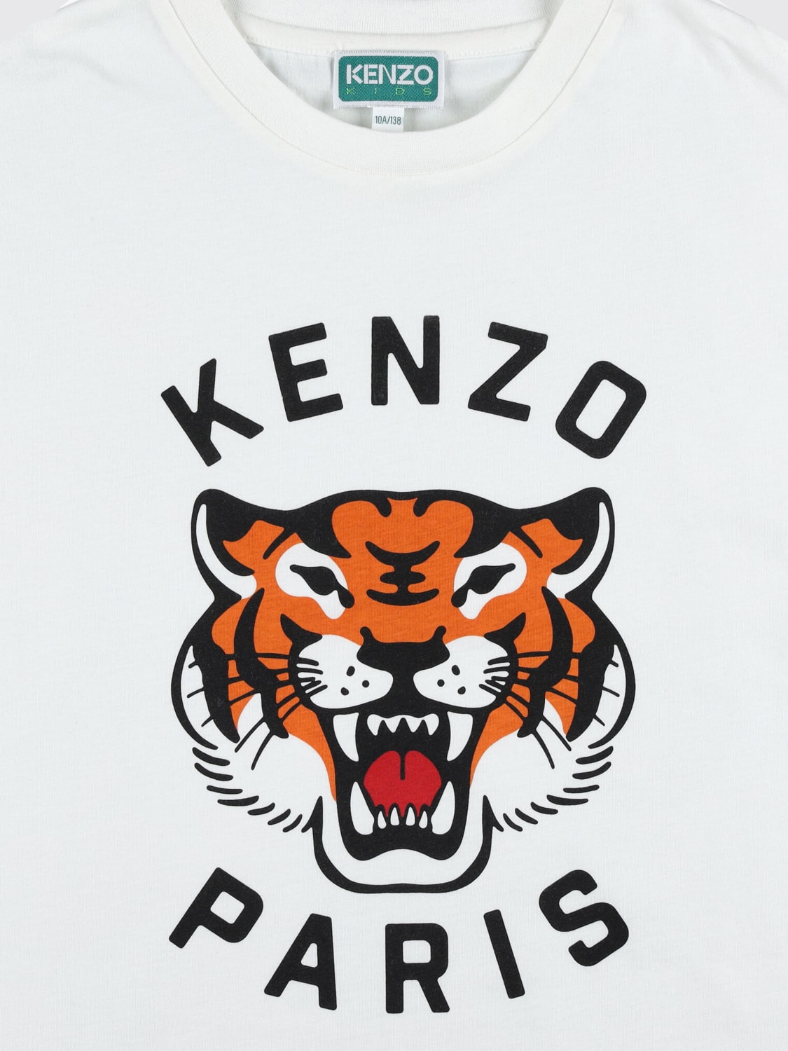 KENZO KIDS T-SHIRT: T-shirt kids Kenzo Kids, White - Img 3
