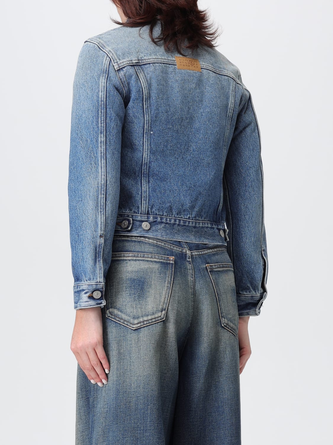 MM6 MAISON MARGIELA JACKET: Jacket woman Mm6 Maison Margiela, Blue - Img 3