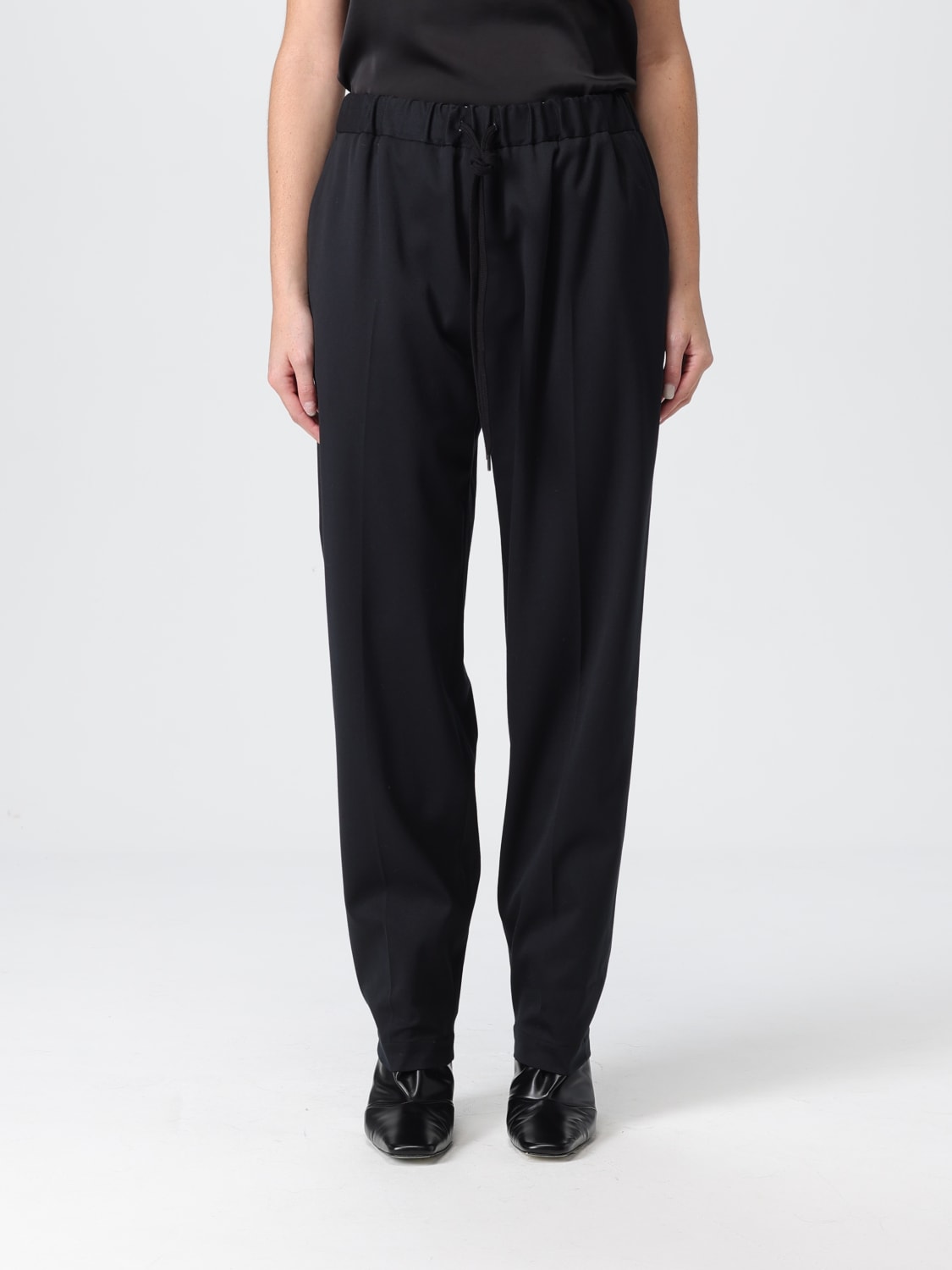MM6 MAISON MARGIELA PANTS: Pants woman Mm6 Maison Margiela, Black - Img 1