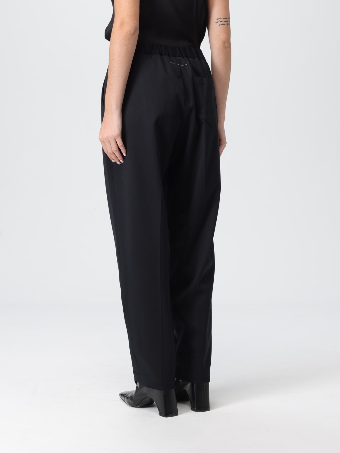 MM6 MAISON MARGIELA PANTS: Pants woman Mm6 Maison Margiela, Black - Img 3