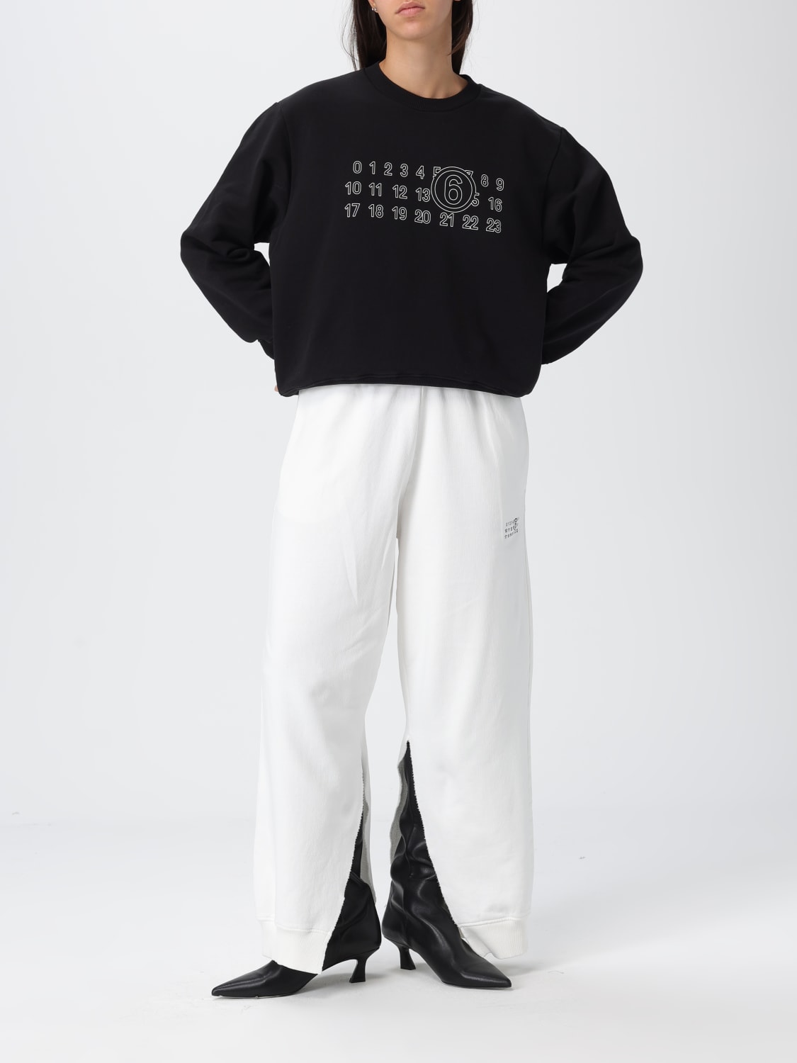 MM6 MAISON MARGIELA SWEATSHIRT: Sweatshirt woman Mm6 Maison Margiela, Black - Img 2