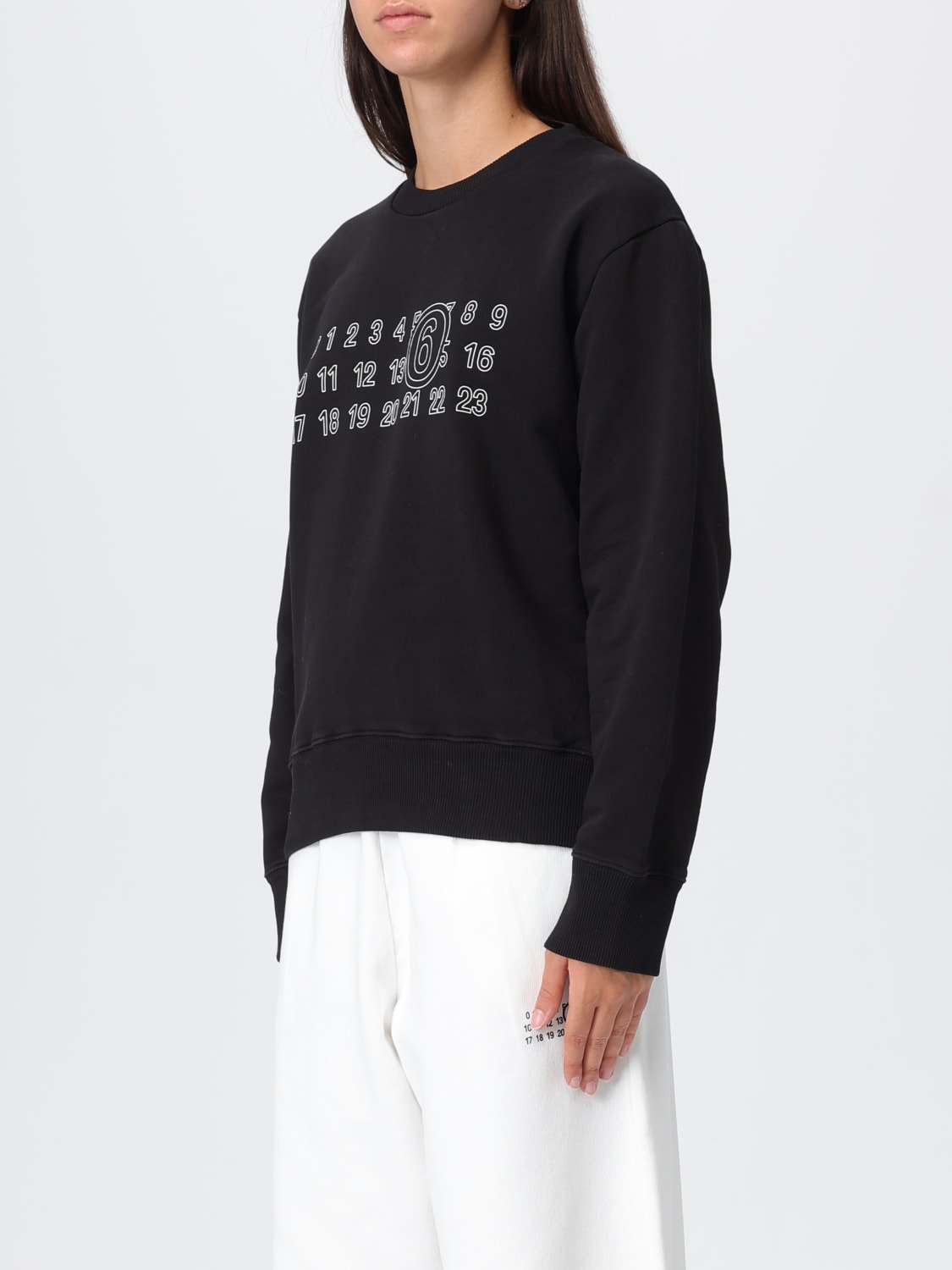 MM6 MAISON MARGIELA SWEATSHIRT: Sweatshirt woman Mm6 Maison Margiela, Black - Img 4