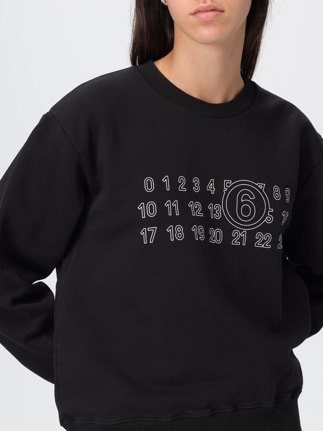 MM6 MAISON MARGIELA SWEATSHIRT: Sweatshirt woman Mm6 Maison Margiela, Black - Img 5