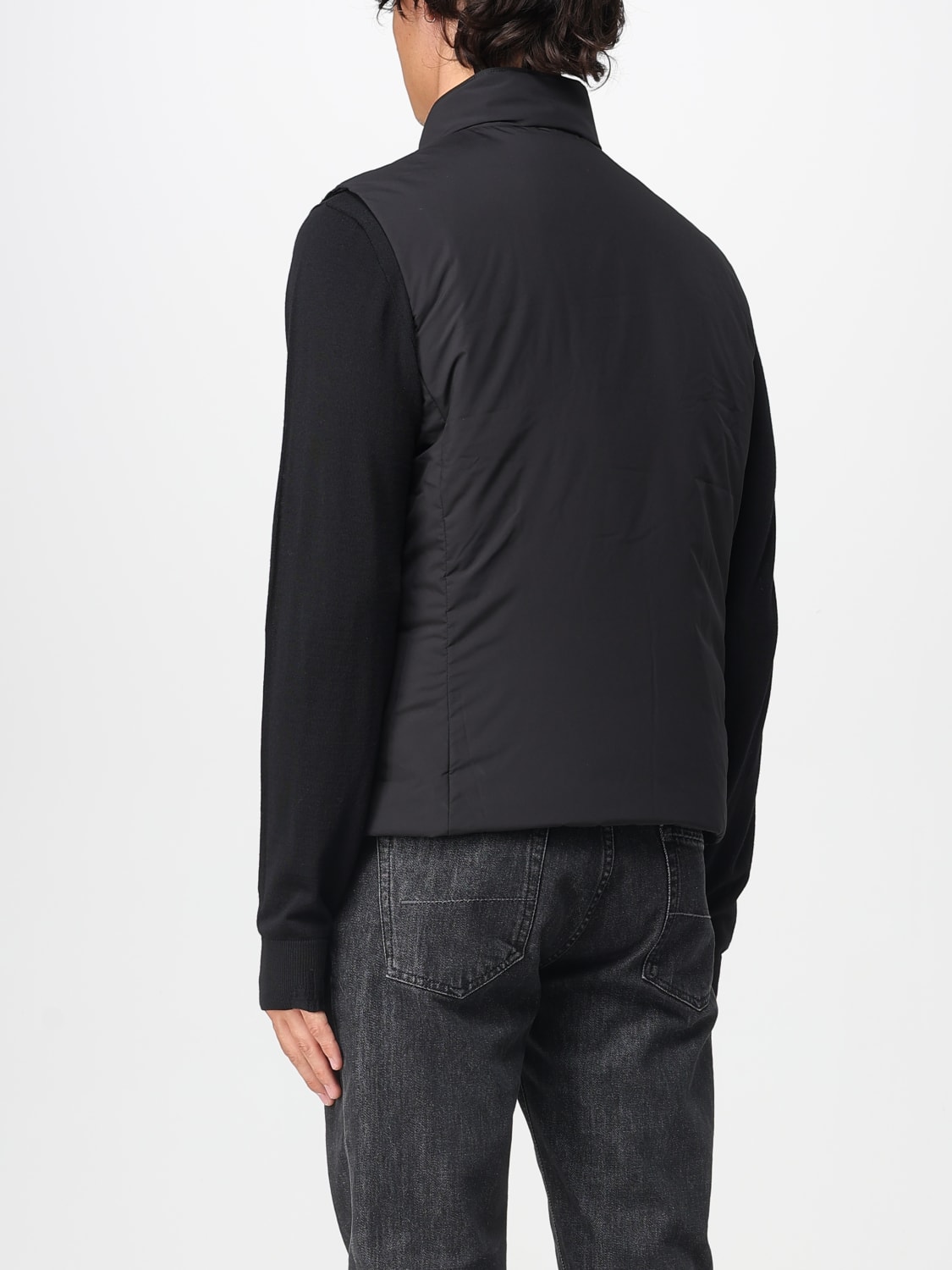 MOORER GILET: Gilet Moorer in nylon imbottito , Nero - Img 2