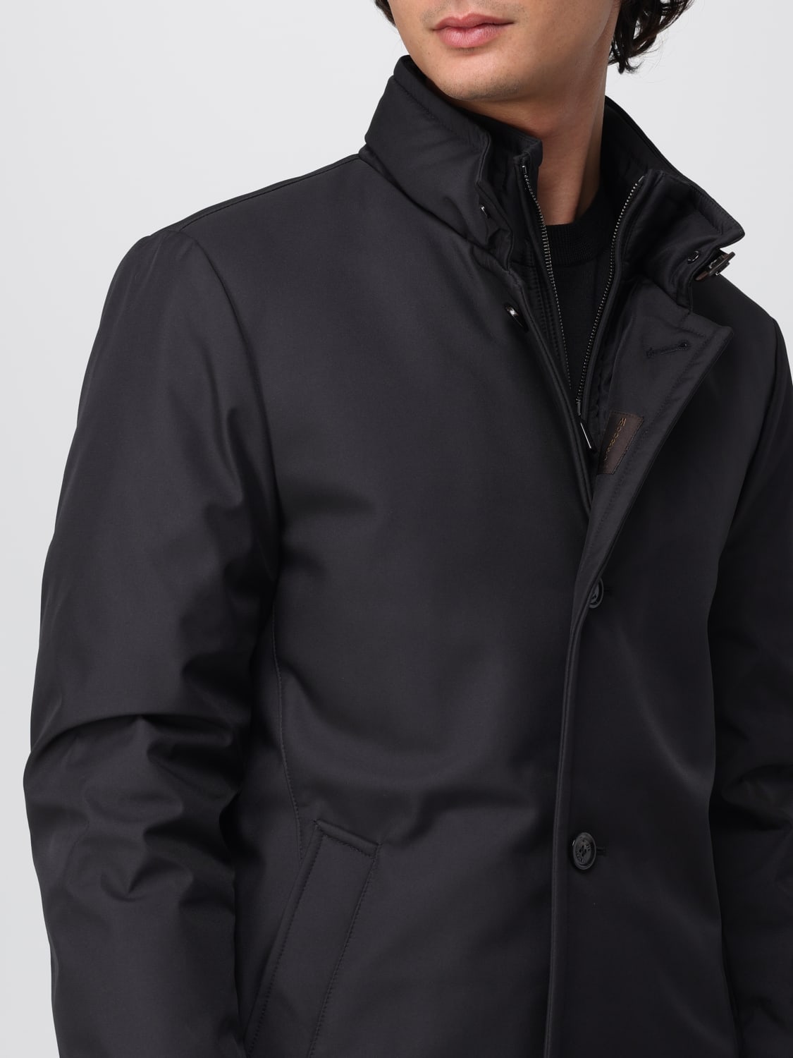 MOORER JACKET: Coat men Moorer, Black - Img 4