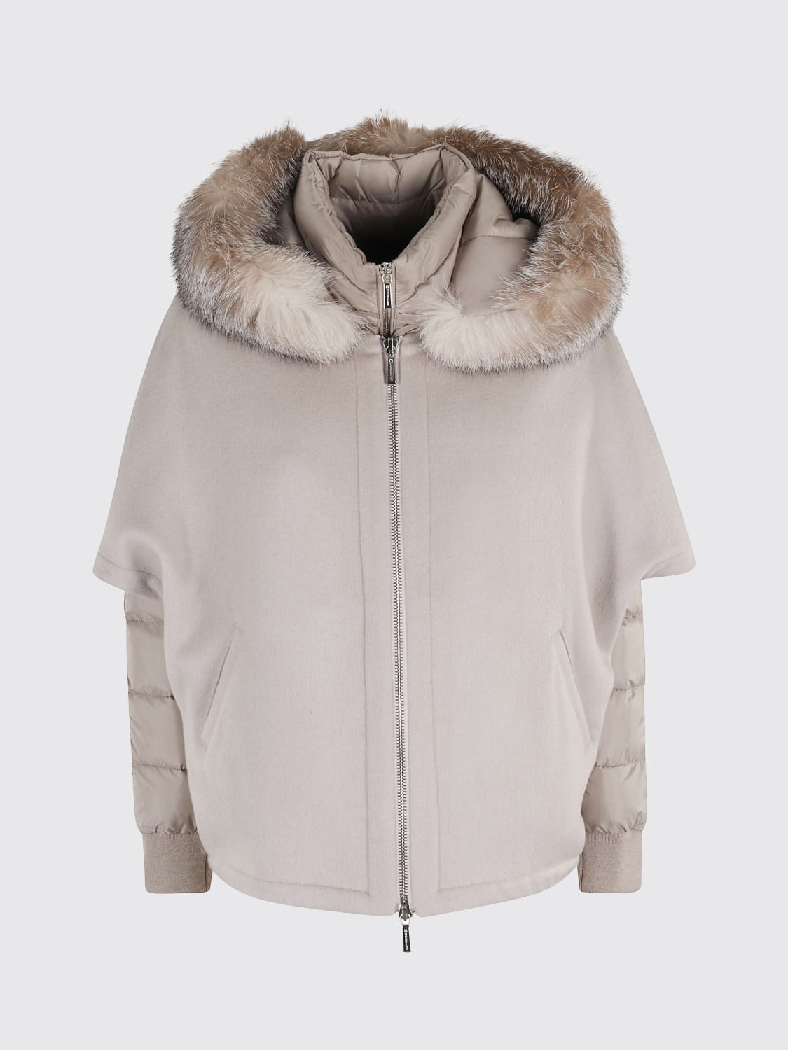 MOORER JACKET: Jacket woman Moorer, Beige - Img 1