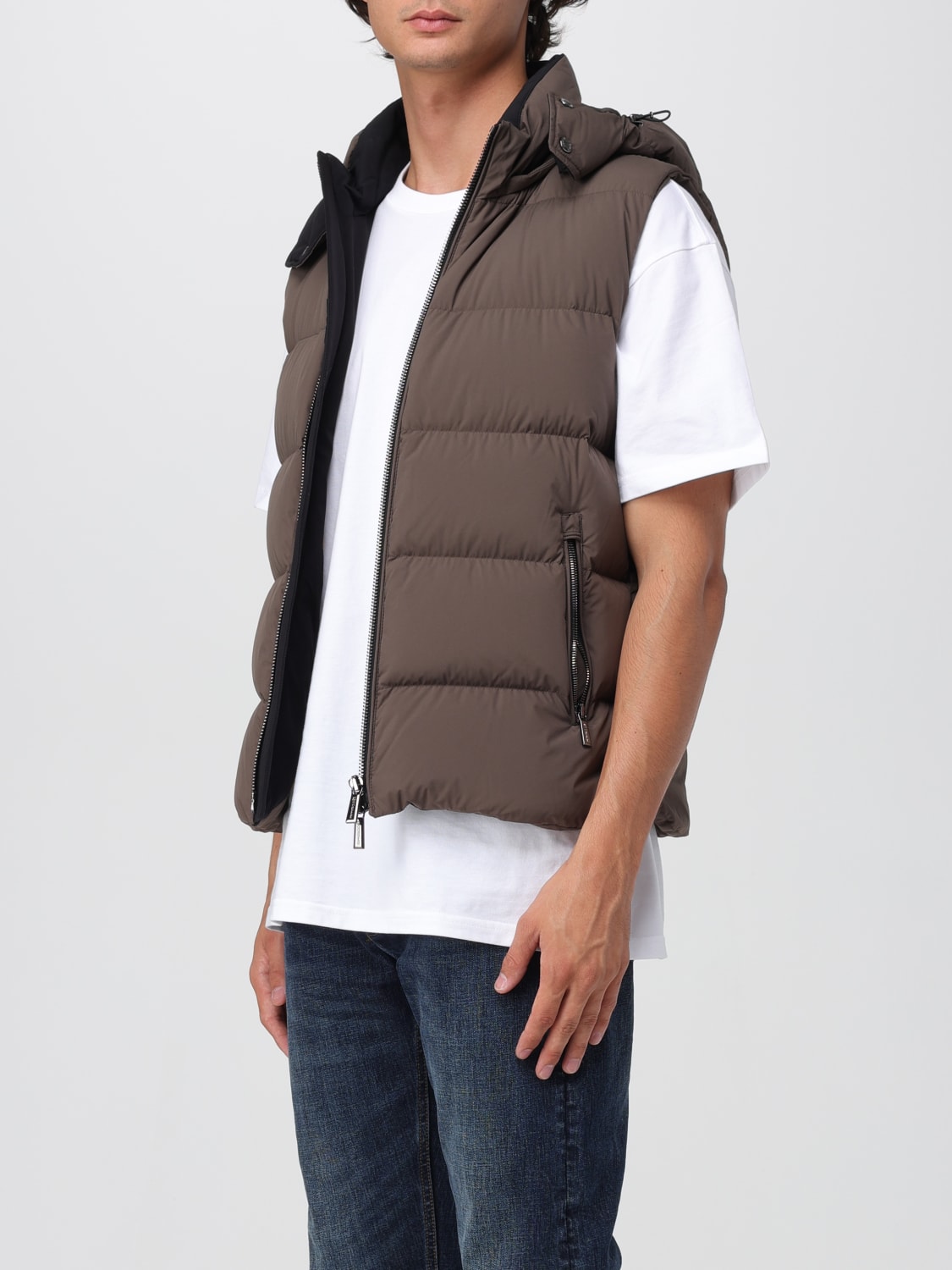 MOORER SUIT VEST: Coat men Moorer, Mink - Img 3