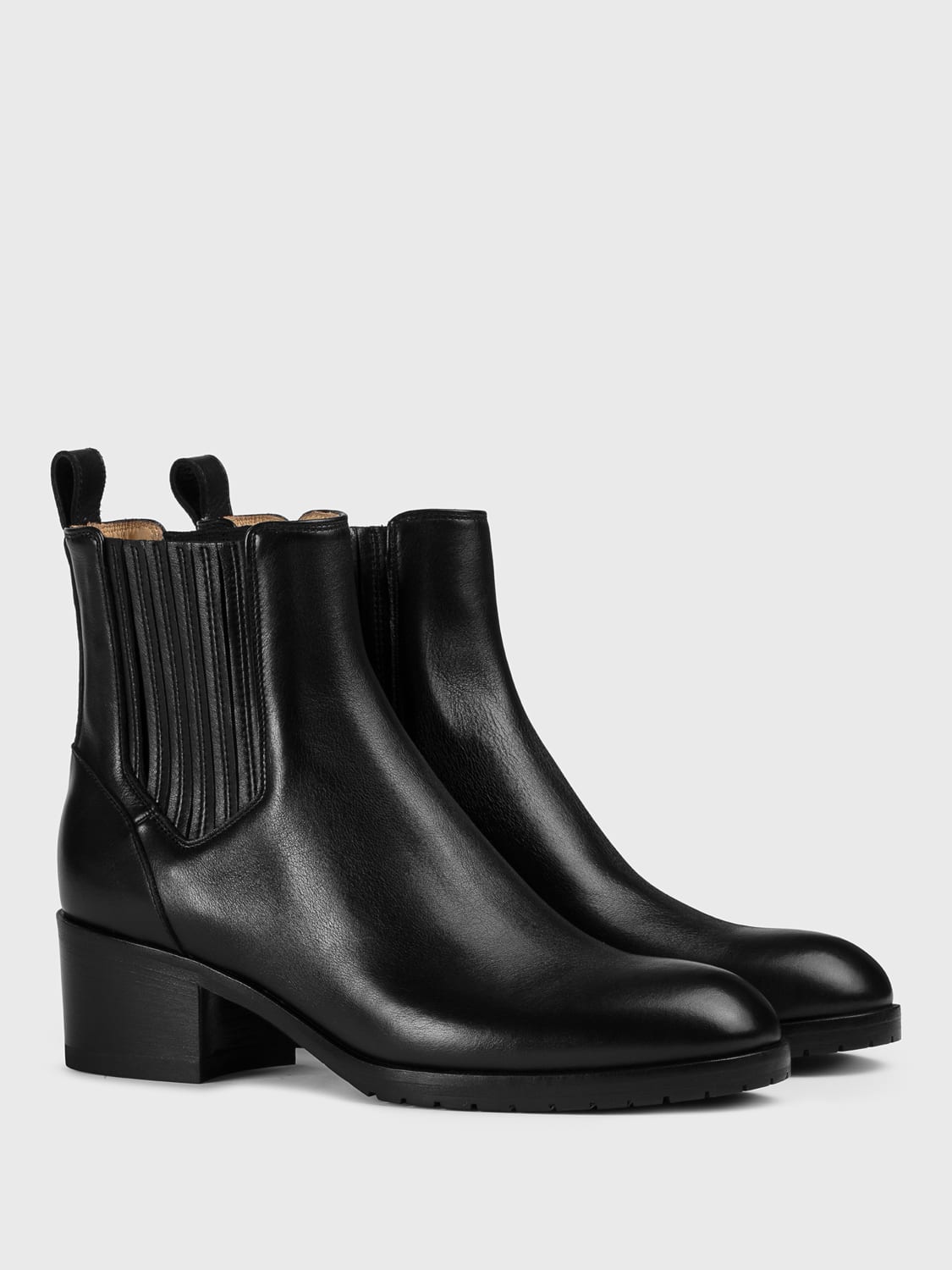 DOUCAL'S STIVALI: Stivaletto Doucal's in pelle , Nero - Img 2