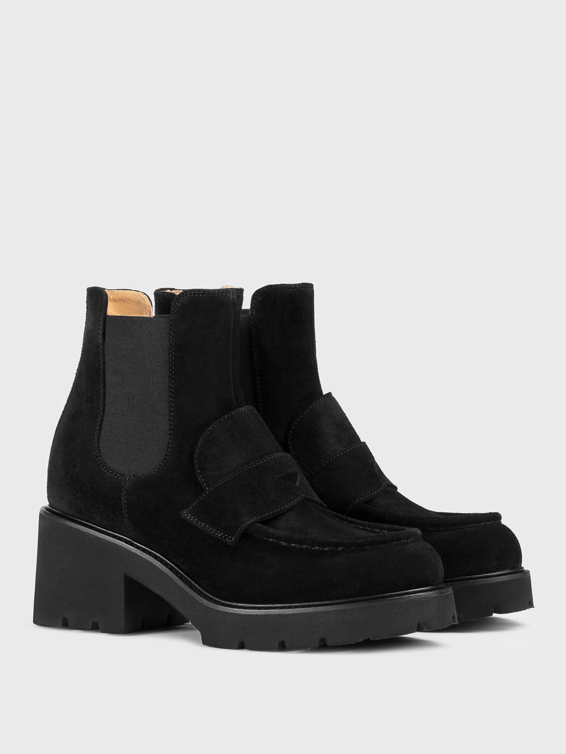 DOUCAL'S САПОГИ: Полусапоги Женское Doucal's, Черный - Img 2