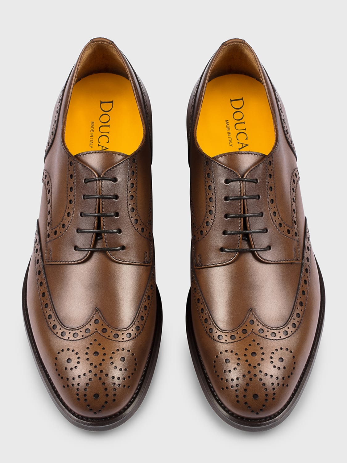 DOUCAL'S BROGUE SHOES: Brogue shoes men Doucal's, Brown - Img 3