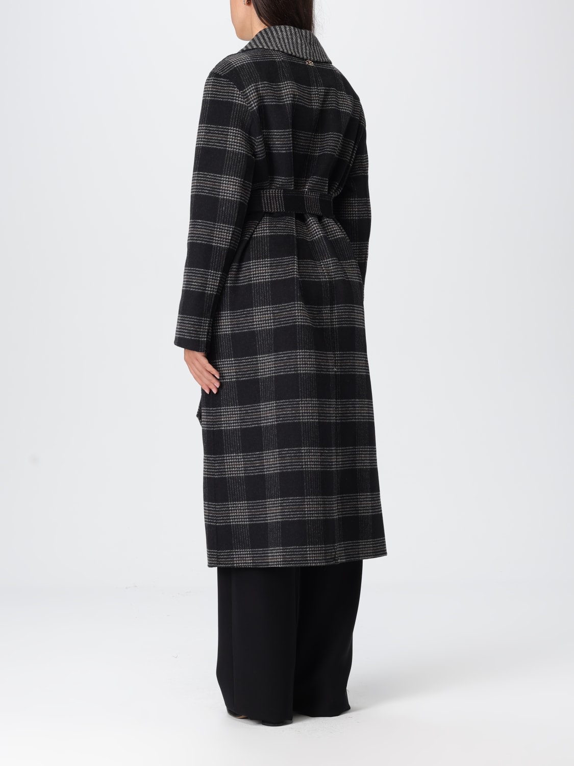 TWINSET ABRIGO: Abrigo mujer Twinset, Negro - Img 2