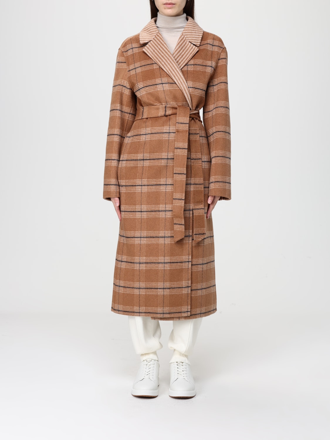 TWINSET COAT: Coat woman Twinset, Multicolor - Img 1