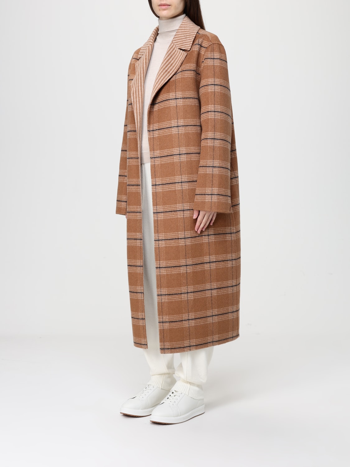 TWINSET COAT: Coat woman Twinset, Multicolor - Img 3