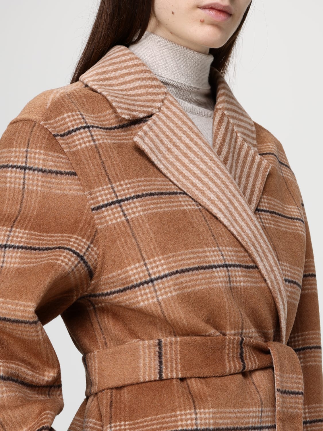 TWINSET COAT: Coat woman Twinset, Multicolor - Img 4