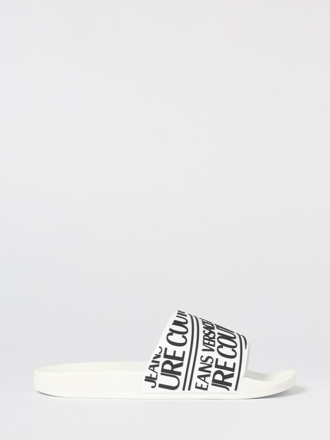 VERSACE JEANS COUTURE SANDALS: Sandals men Versace Jeans Couture, White - Img 1