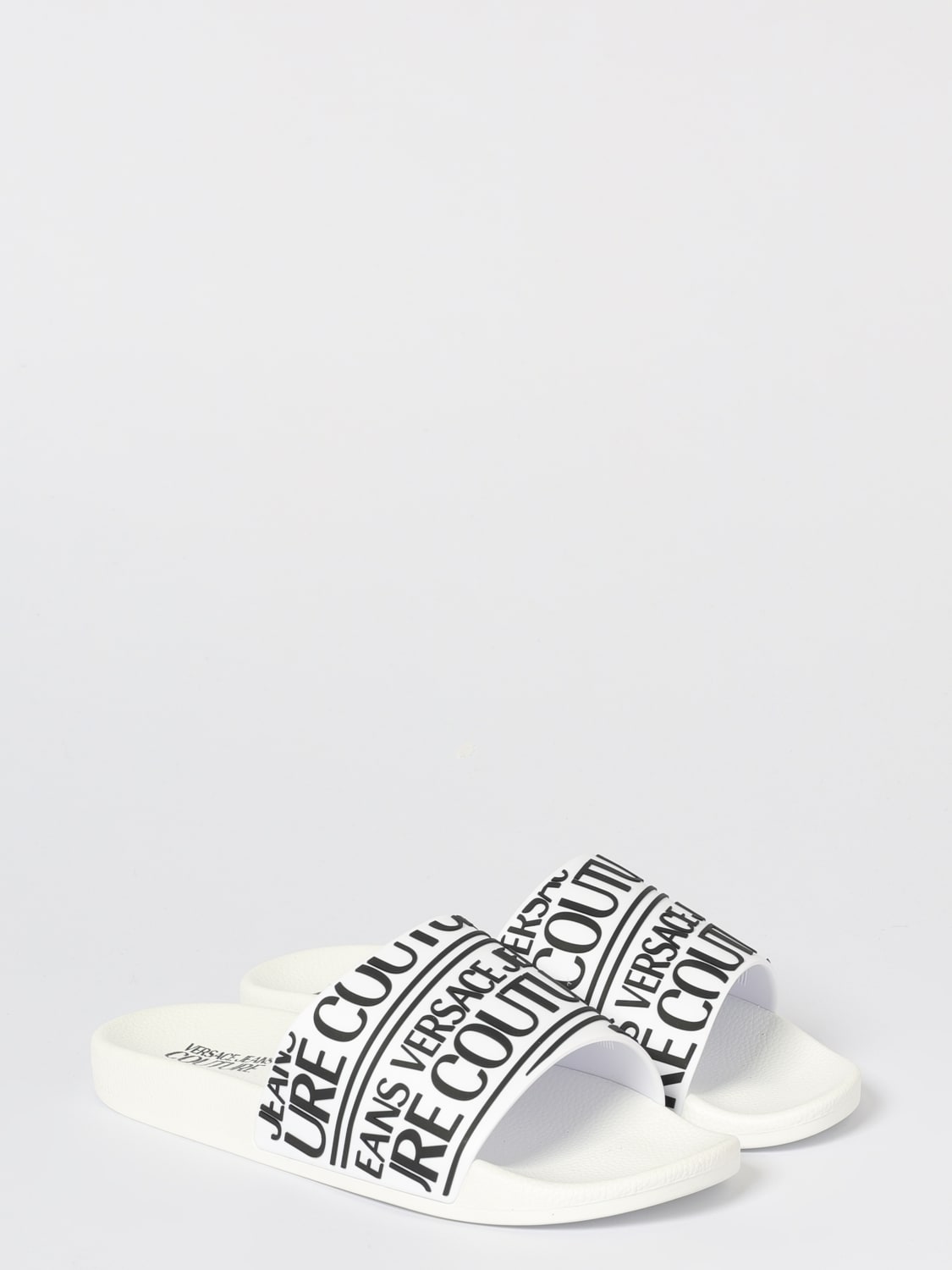 VERSACE JEANS COUTURE SANDALS: Sandals men Versace Jeans Couture, White - Img 2
