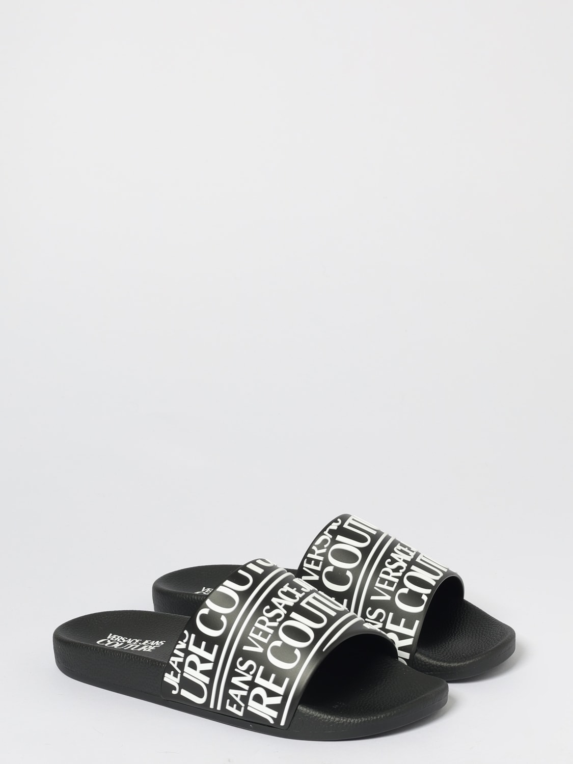 VERSACE JEANS COUTURE SANDALS: Sandals men Versace Jeans Couture, Black - Img 2