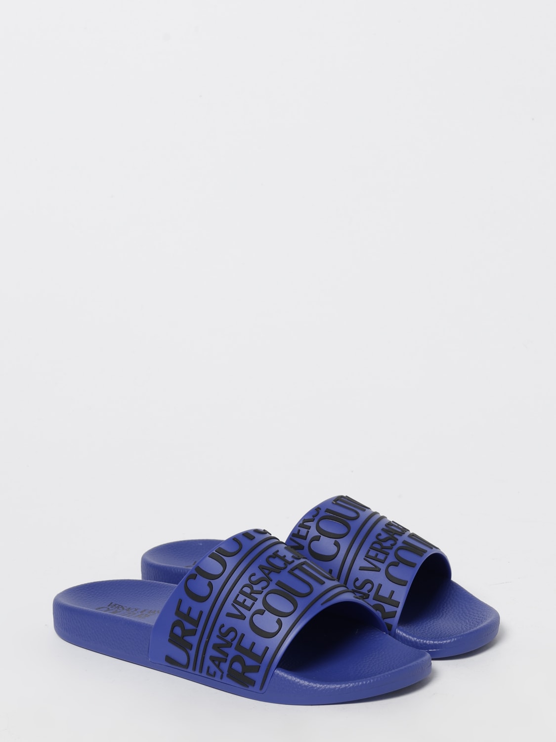 VERSACE JEANS COUTURE SANDALS: Sandals men Versace Jeans Couture, Blue - Img 2