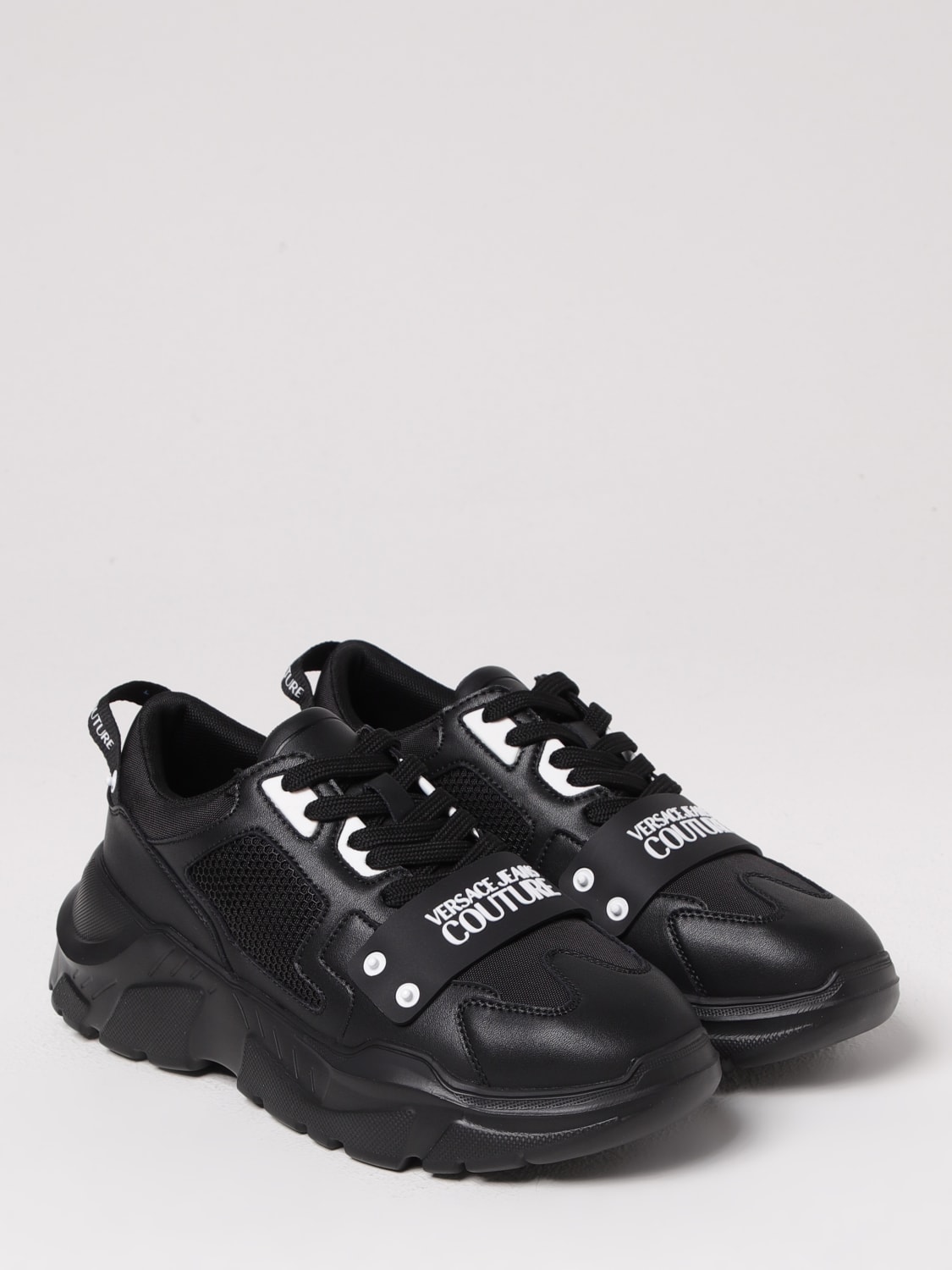 VERSACE JEANS COUTURE SNEAKERS: Sneakers woman Versace Jeans Couture, Black - Img 2