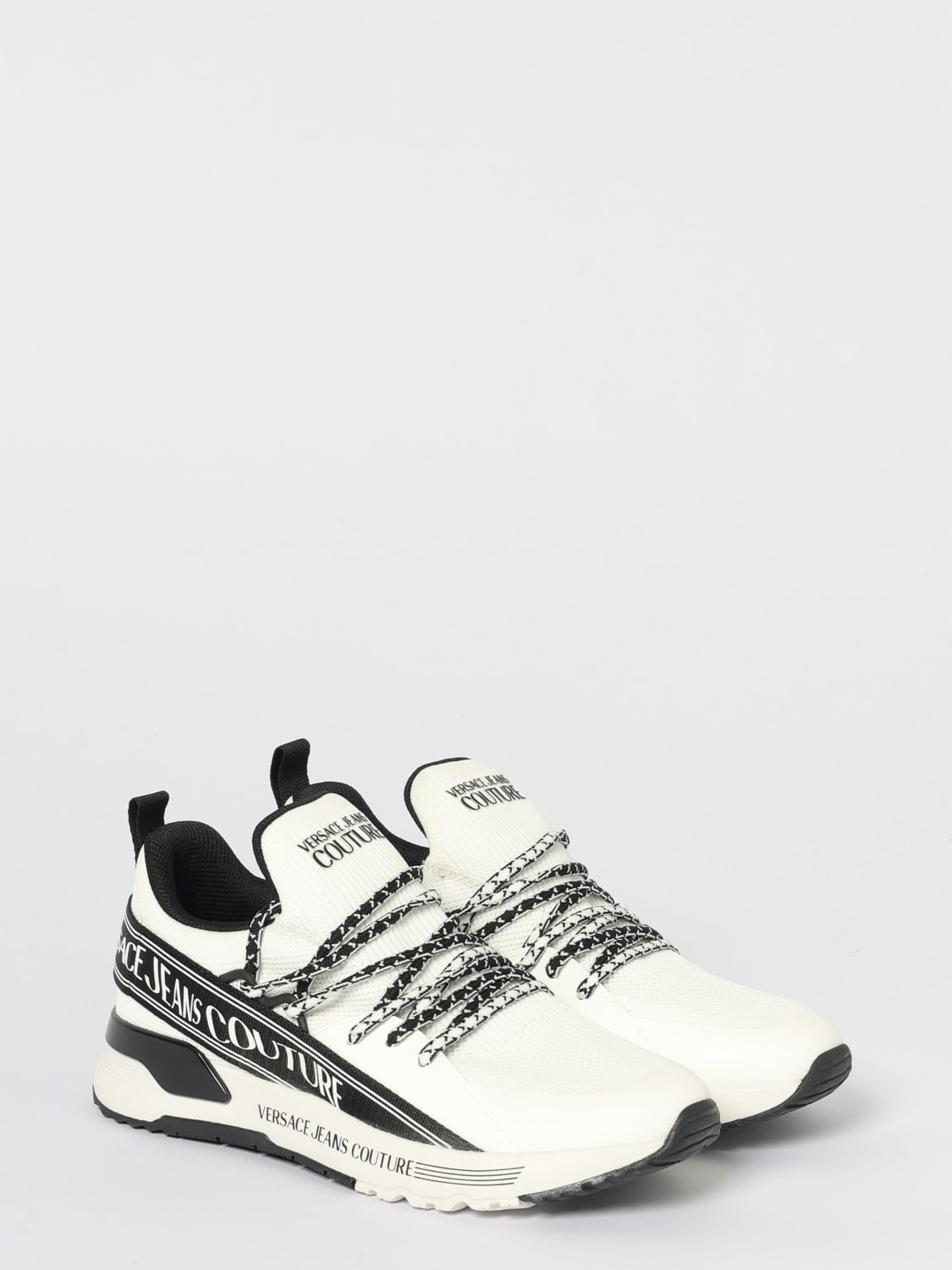 VERSACE JEANS COUTURE SNEAKERS: Sneakers woman Versace Jeans Couture, White - Img 2