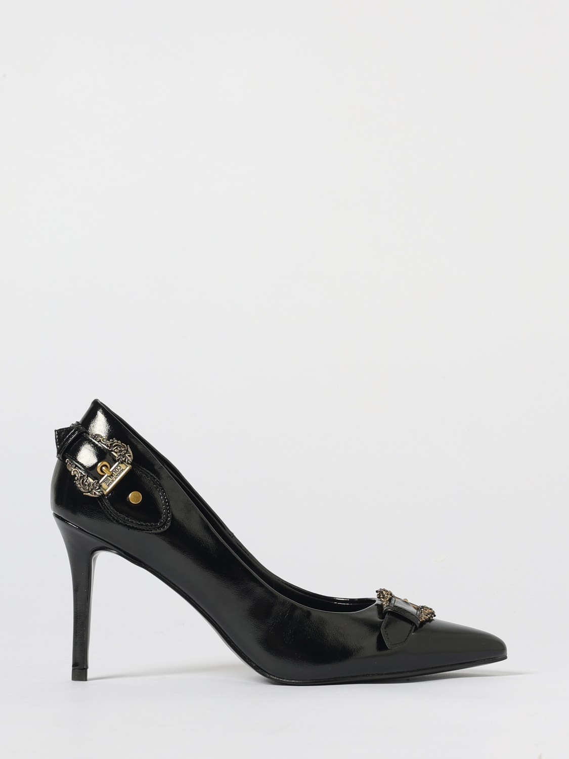 VERSACE JEANS COUTURE PUMP: High heel shoes woman Versace Jeans Couture, Black - Img 1