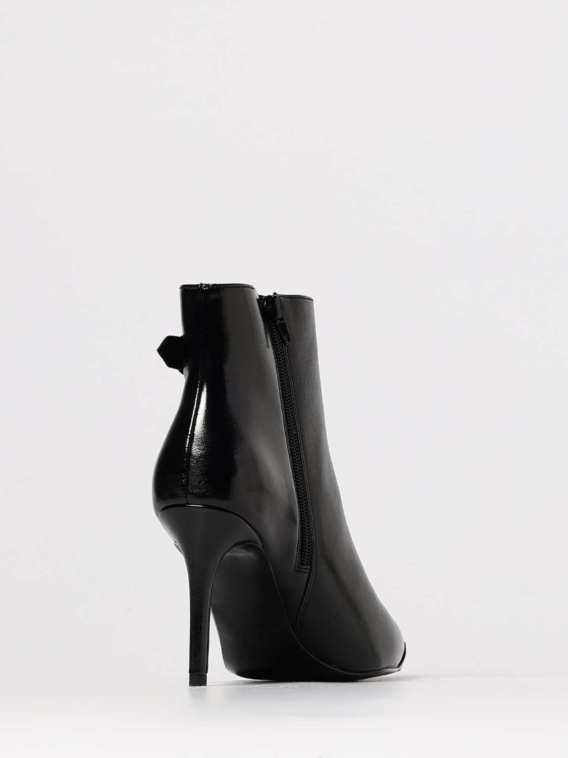 VERSACE JEANS COUTURE BOOTS: Flat ankle boots woman Versace Jeans Couture, Black - Img 3