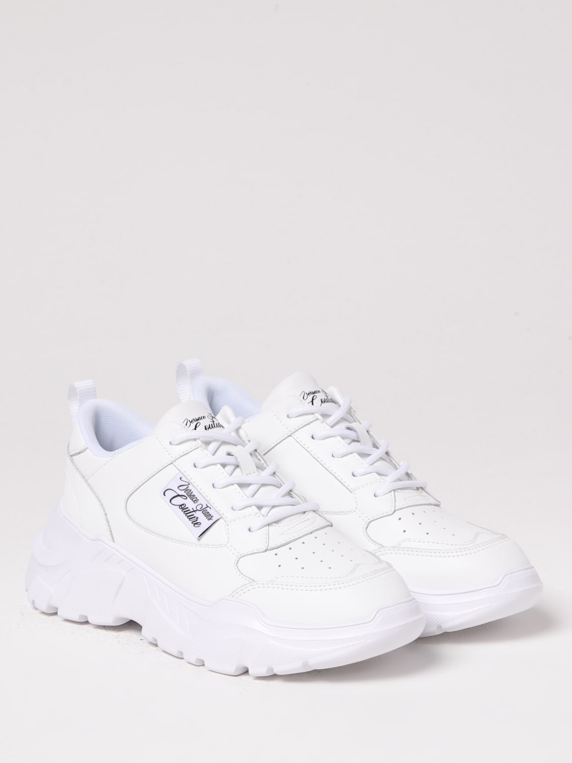 VERSACE JEANS COUTURE SNEAKERS: Sneakers woman Versace Jeans Couture, White - Img 2