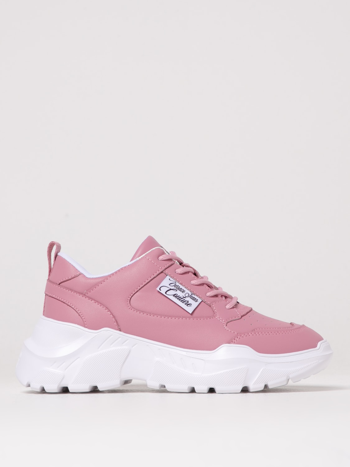 VERSACE JEANS COUTURE SNEAKERS: Sneakers woman Versace Jeans Couture, Pink - Img 1