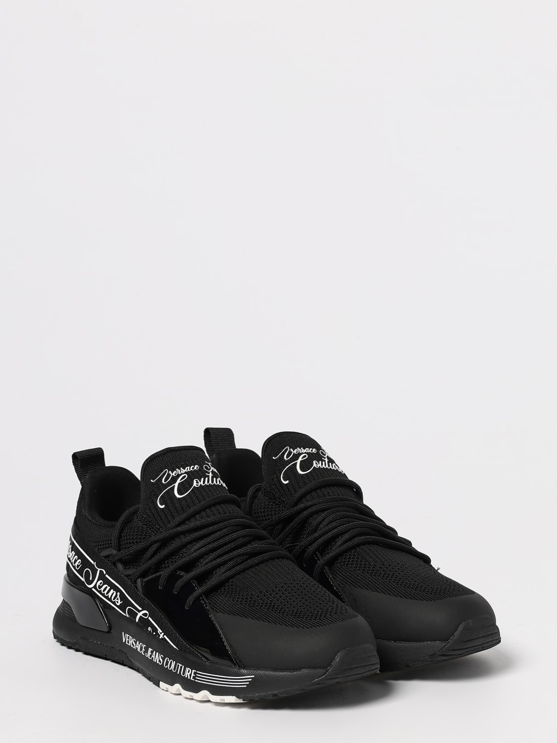 VERSACE JEANS COUTURE SNEAKERS: Sneakers woman Versace Jeans Couture, Black - Img 2