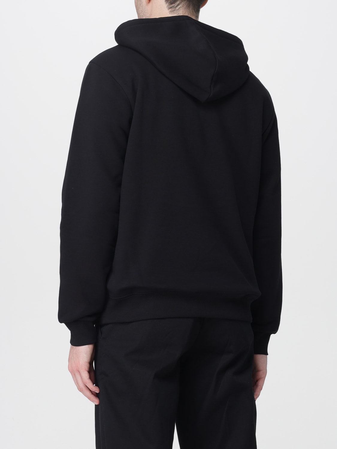 DICKIES FELPA: Felpa con cappuccio in cotone con logo Dickies, Nero - Img 2