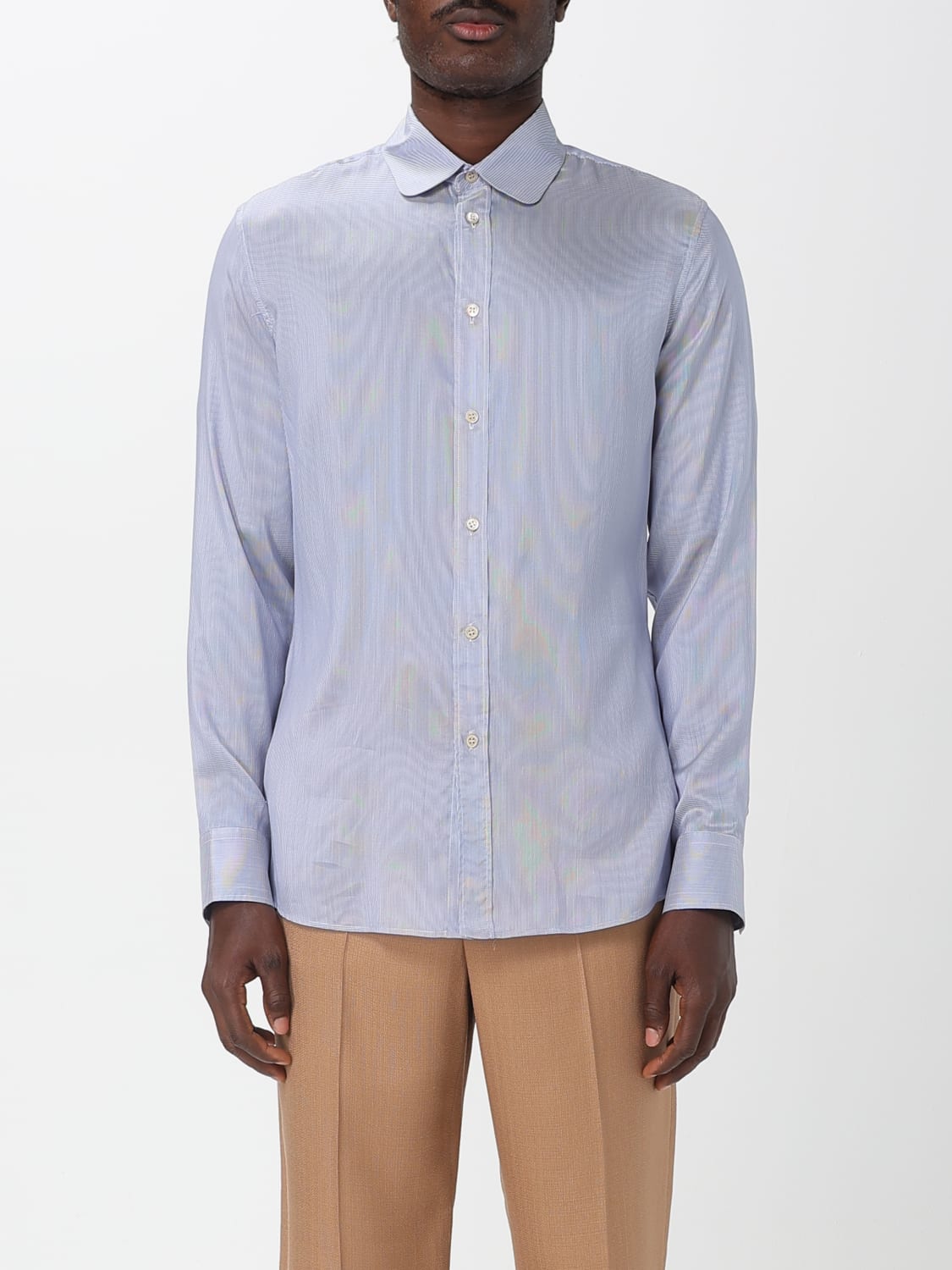 VALENTINO SHIRT: Shirt men Valentino, Blue - Img 1