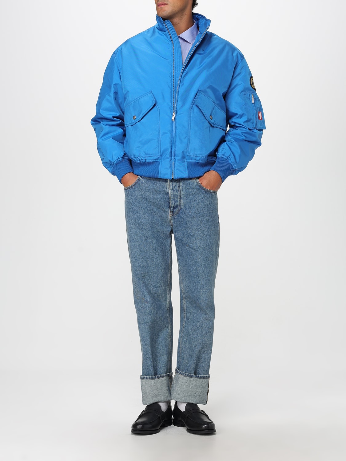 VALENTINO JACKET: Jacket men Valentino, Blue - Img 2