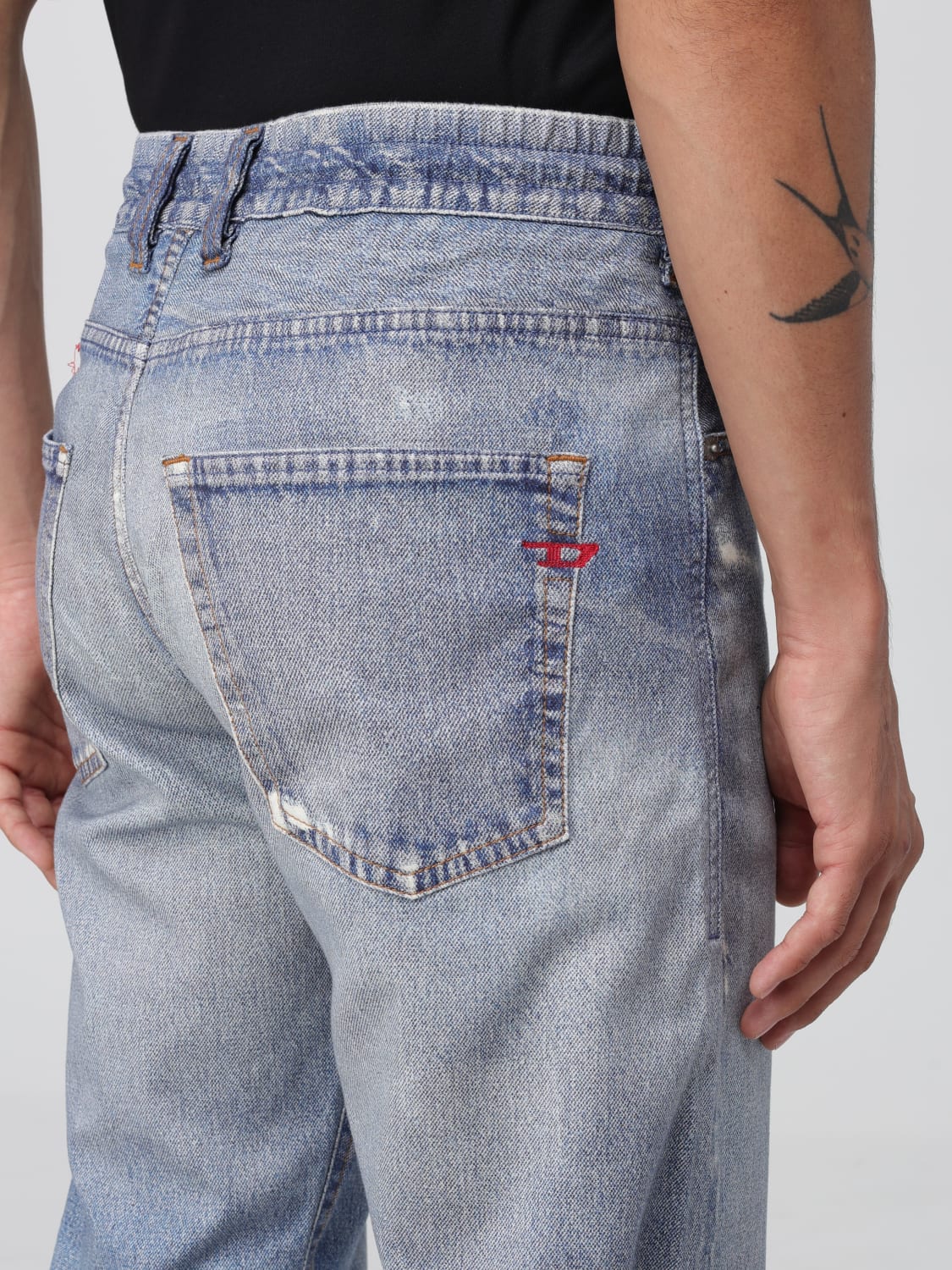 DIESEL JEANS: Jeans men Diesel, Blue - Img 4