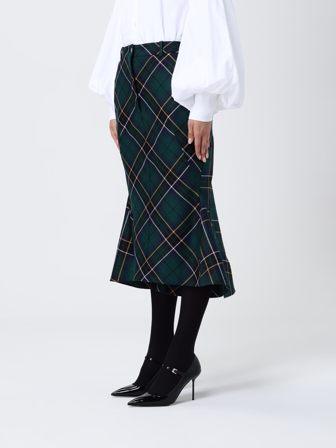 MCQUEEN JUPE: Jupe femme McQueen, Bleu Marine - Img 4