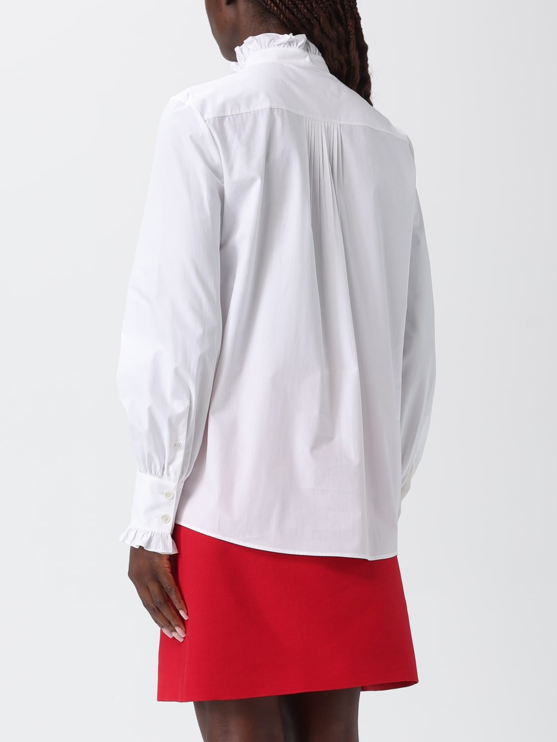 VALENTINO CAMICIA: Camicia classica Valentino in ctone , Bianco - Img 3