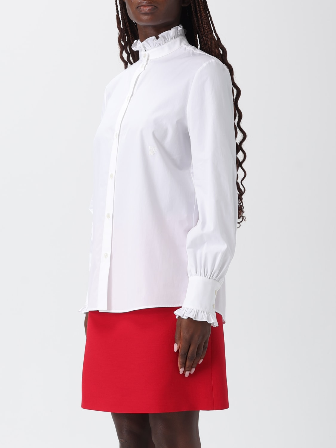 VALENTINO CAMICIA: Camicia classica Valentino in ctone , Bianco - Img 4