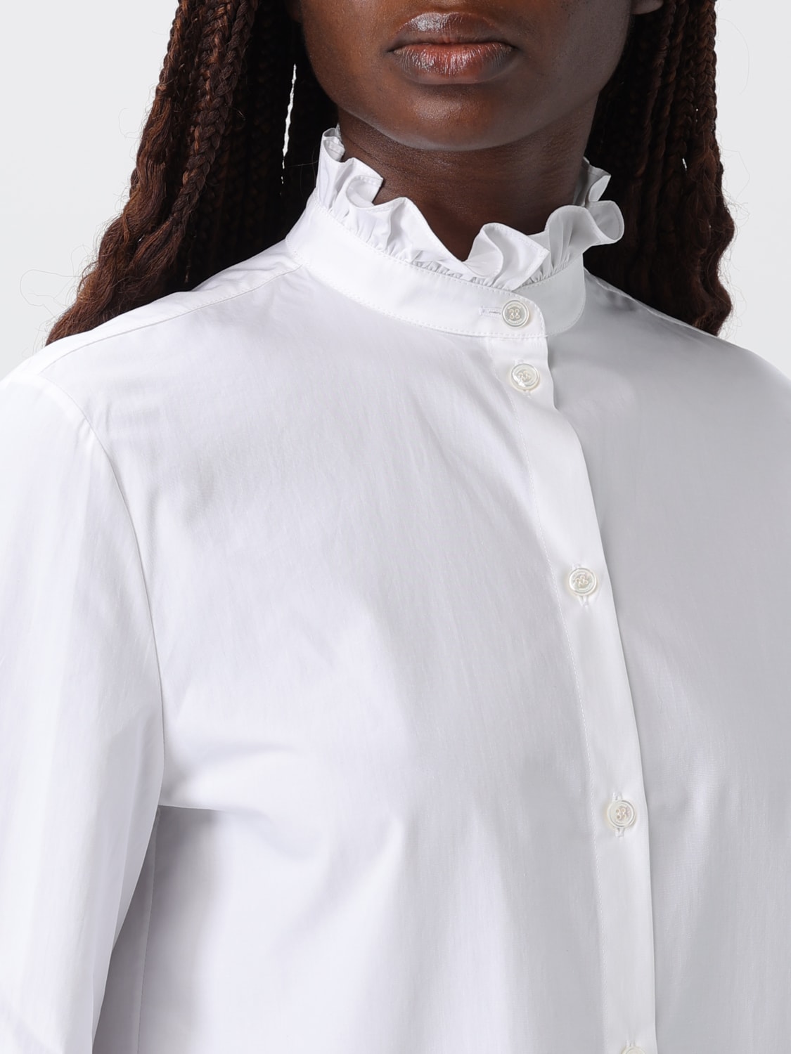 VALENTINO CAMICIA: Camicia classica Valentino in ctone , Bianco - Img 5