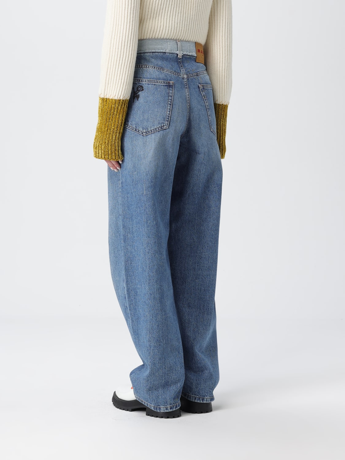 MARNI JEANS: Jeans woman Marni, Gnawed Blue - Img 3