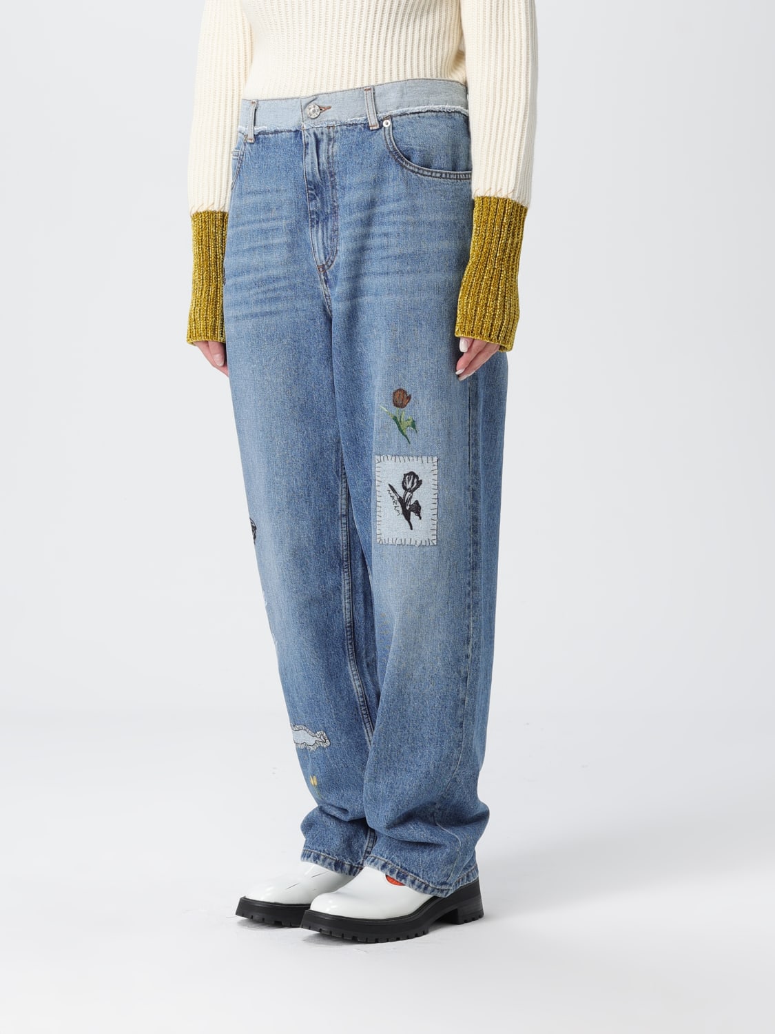 MARNI JEANS: Jeans woman Marni, Gnawed Blue - Img 4