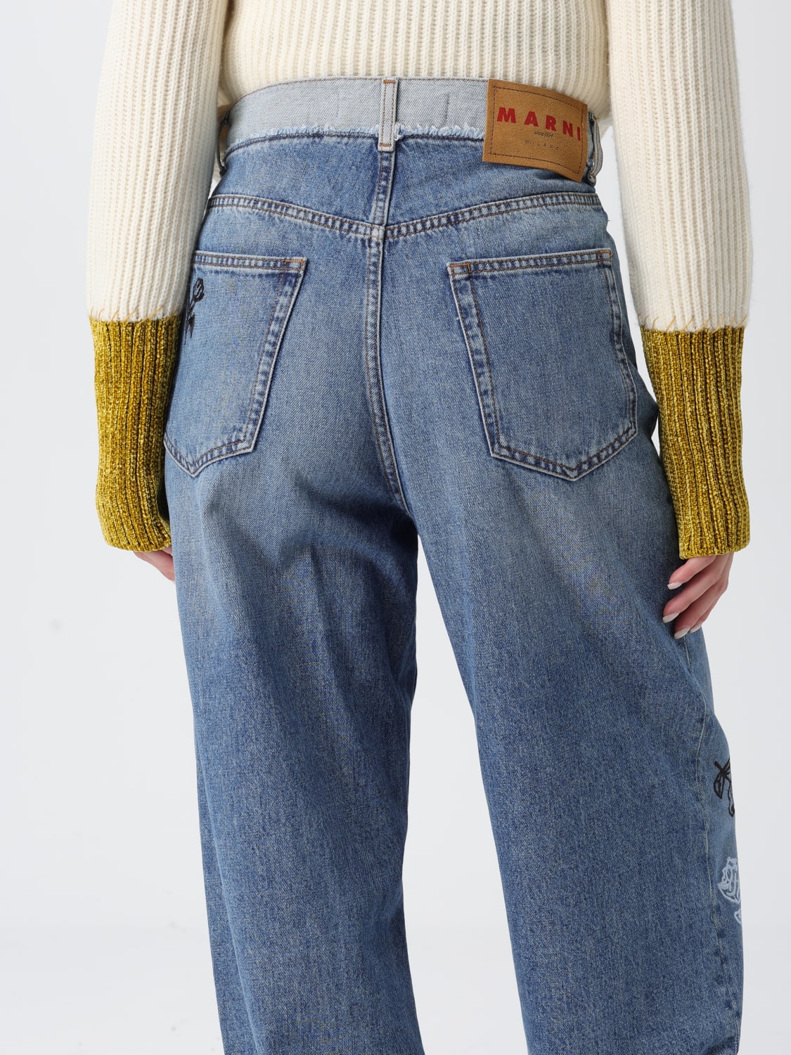 MARNI JEANS: Jeans woman Marni, Gnawed Blue - Img 5