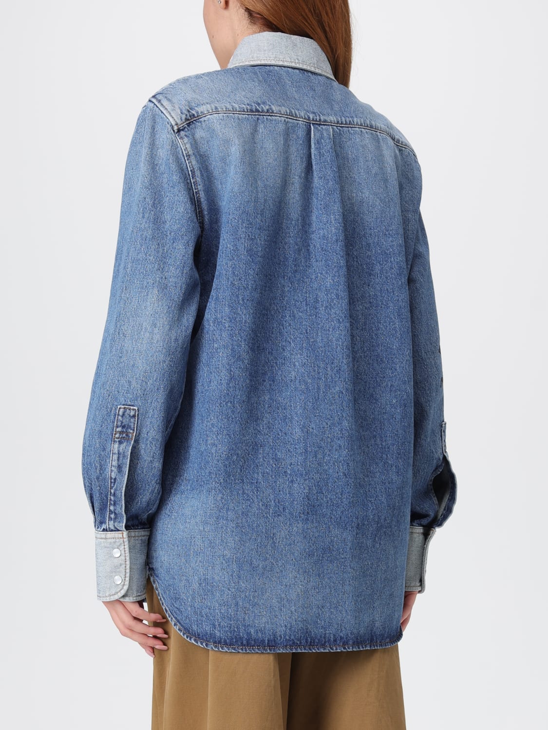 MARNI HEMDBLUSE: Hemdbluse damen Marni, Blau - Img 3