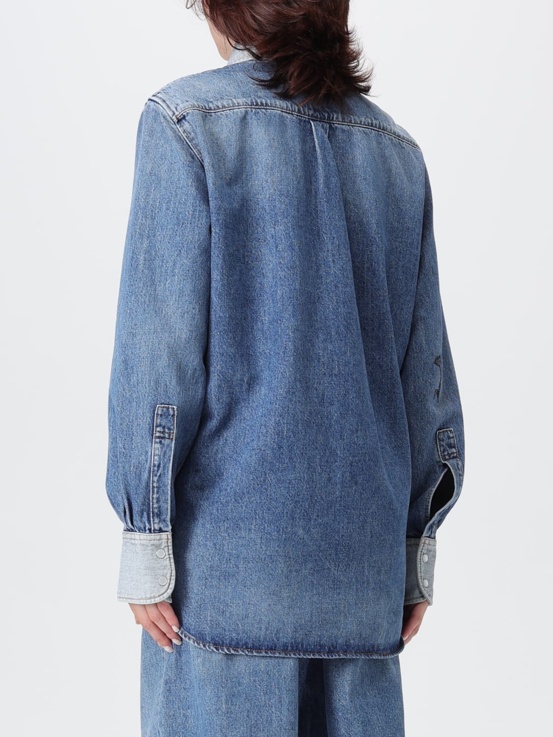 MARNI HEMDBLUSE: Hemdbluse damen Marni, Hellblau - Img 3