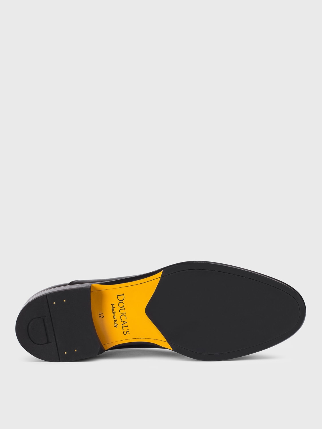 DOUCAL'S BROGUE SHOES: Brogue shoes men Doucal's, Petroleum Blue - Img 4