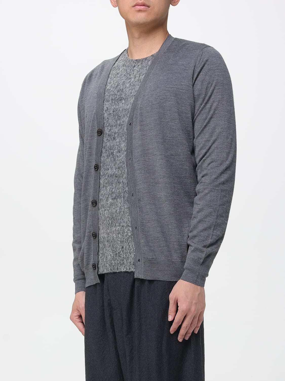 DRUMOHR PULLOVER: Strickjacke herren Drumohr, Grau - Img 3