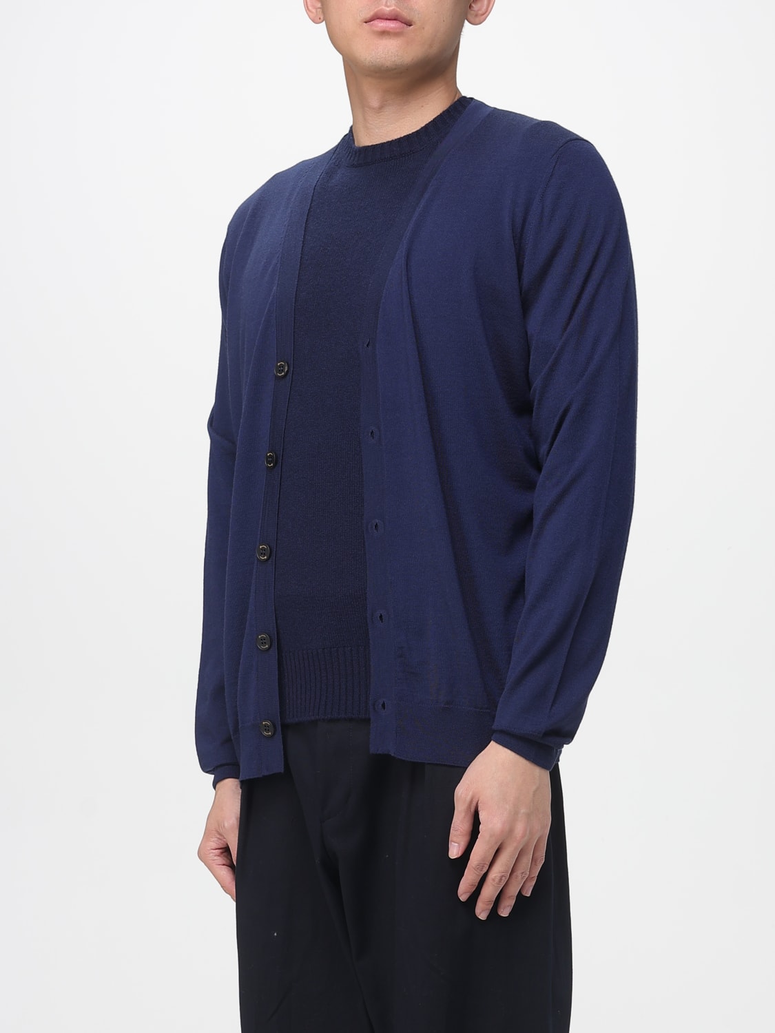 DRUMOHR SWEATER: Cardigan men Drumohr, Grey 1 - Img 3